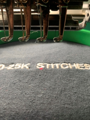 20-25,000 Stitches