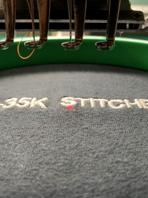 30-35,000 Stitches